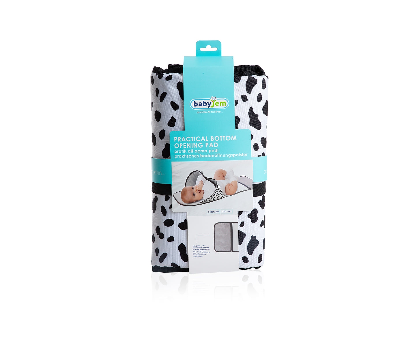Babyjem 2 functional swaddle changing mat / grey