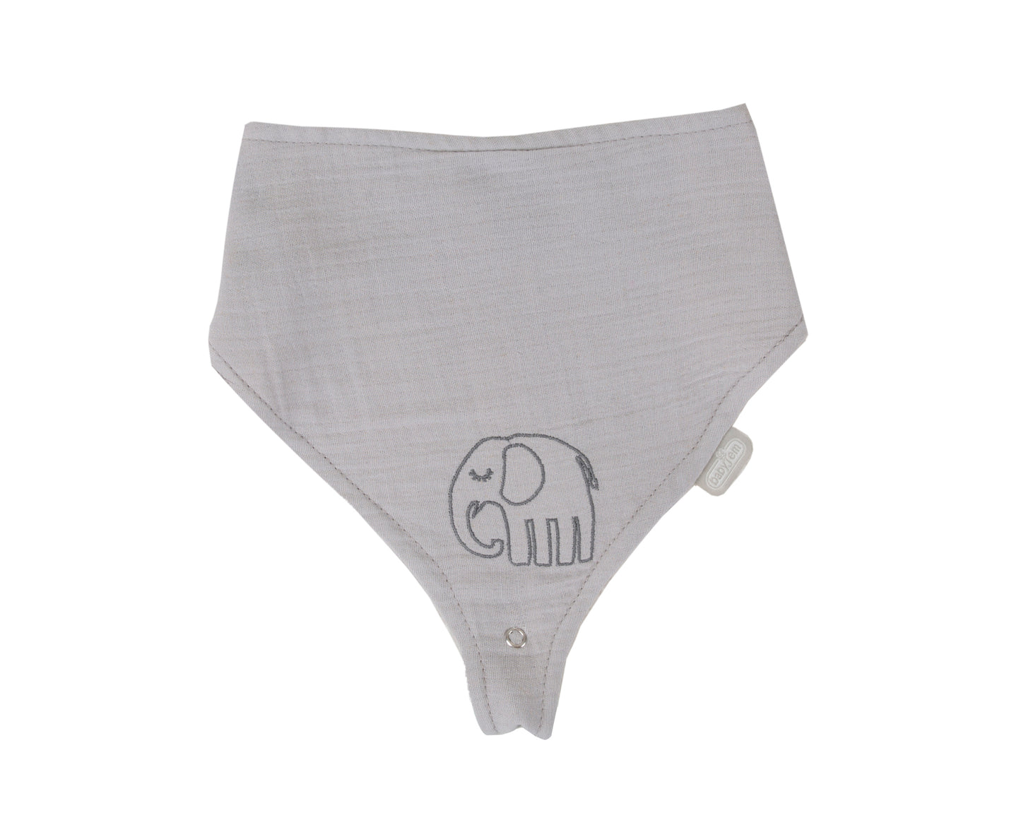 Babyjem 837 muslin bib with pacifier hanger